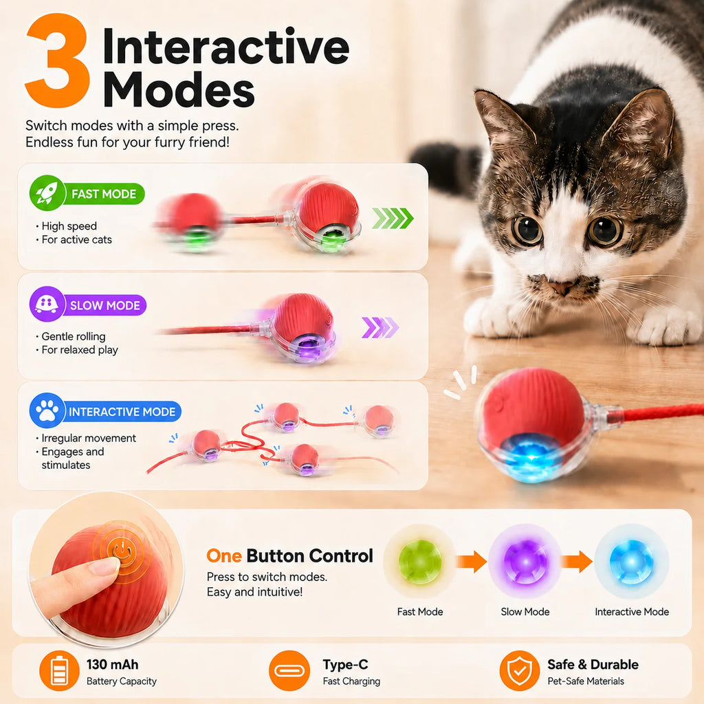 Zoomies Auto-Rolling Smart Ball
