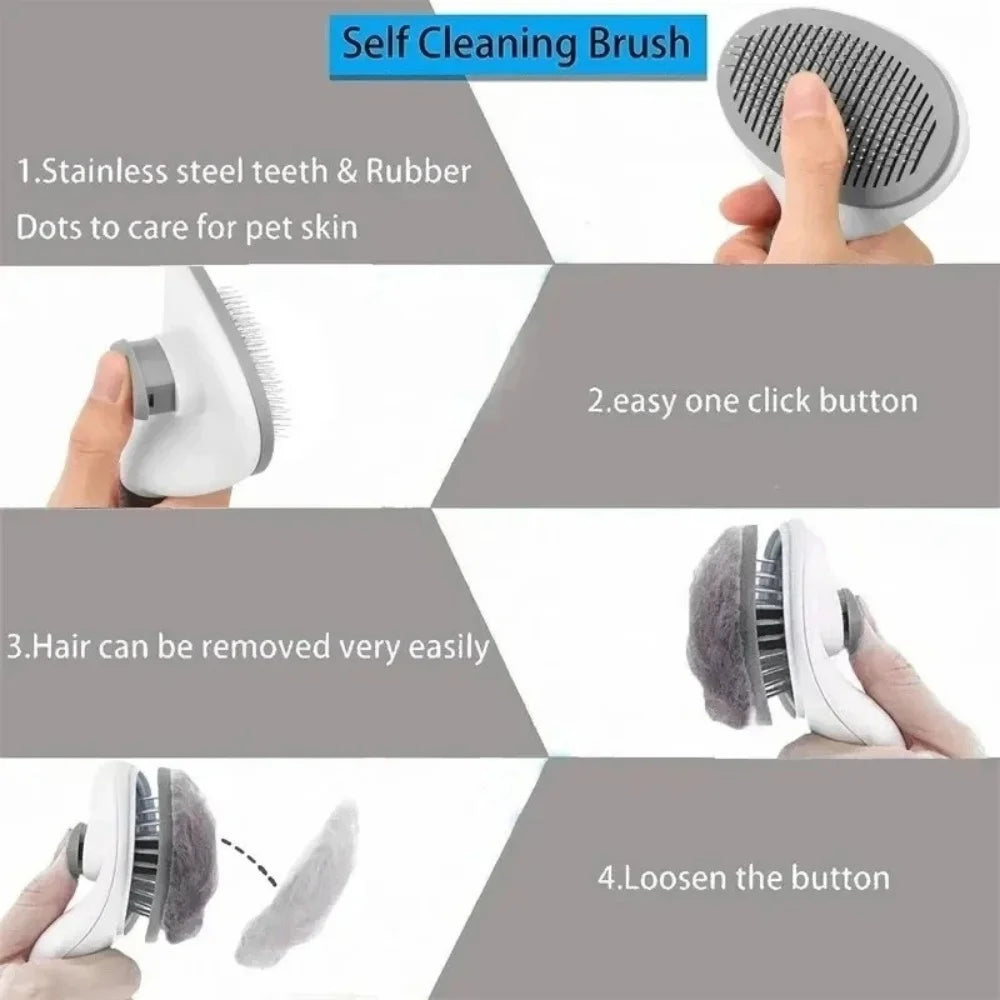 Self-Clean Slicker Brush